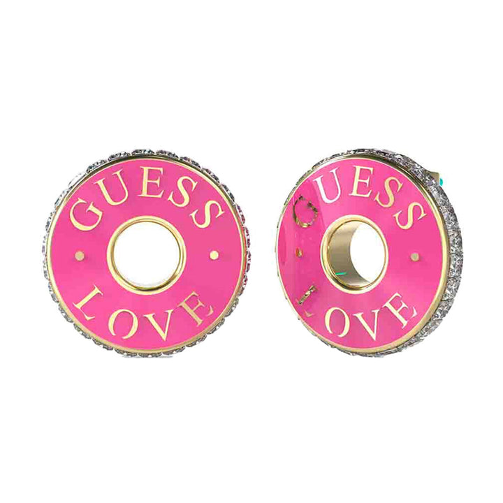Guess Damen Ohrstecker JUBE04084JW - Gold/Pink - View 2