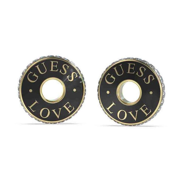 Guess Damen Ohrstecker JUBE04084JW - Gold/Schwarz
