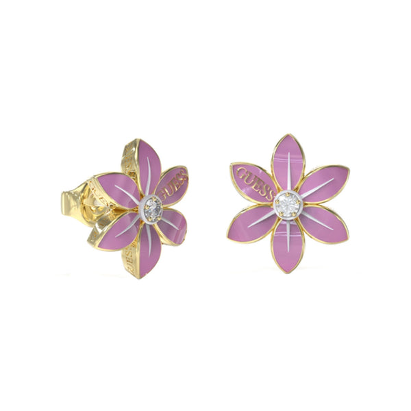 Guess Damen Ohrstecker JUBE04135JW - Gold/Pink