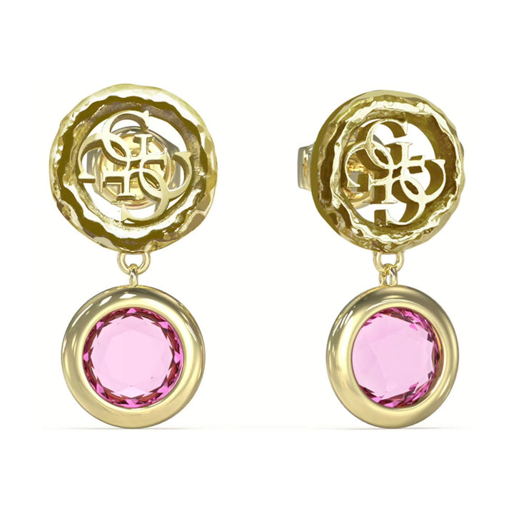 Guess Damen Ohrstecker JUBE05098JW - Gold/Pink - View 2