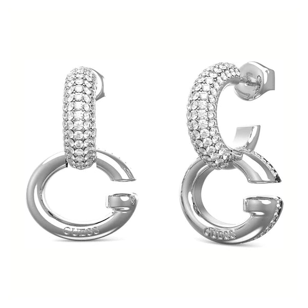 Guess Damen Ohrstecker Oh My G JUBE04521JW - Silber