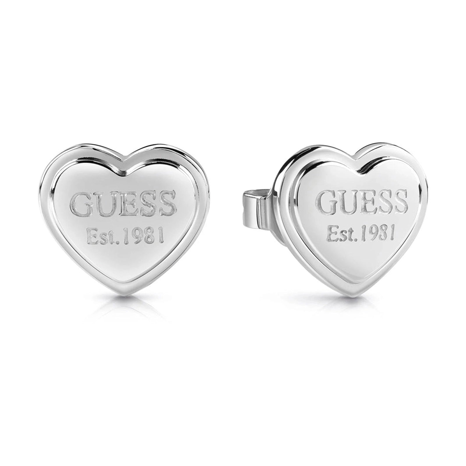 Guess Damen Ohrstecker Studs Party JUBE02179JW - Silber