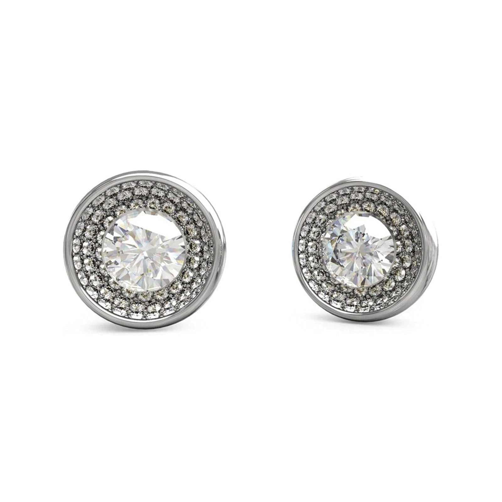 Guess Damen Ohrstecker Unique Solitaire JUBE03396JW - Silber