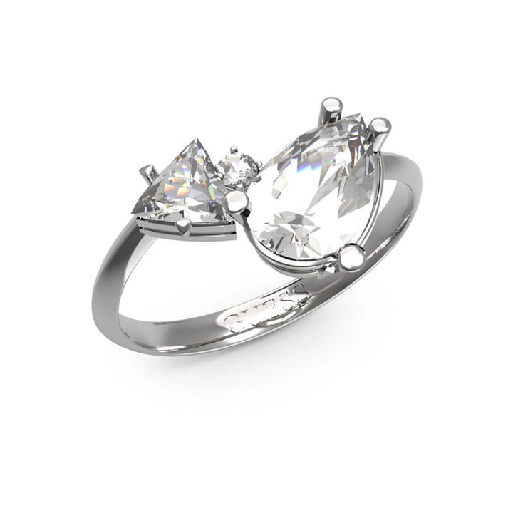 Guess Damen Ring JUBR04418JW - Silber / 52 / Silber / 50