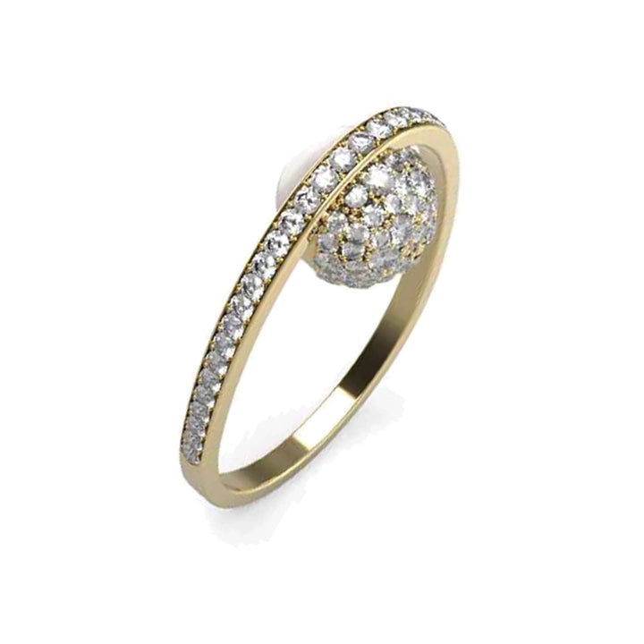 Guess Damen Ring JUBR04454JW - Gold / 58 - View 2