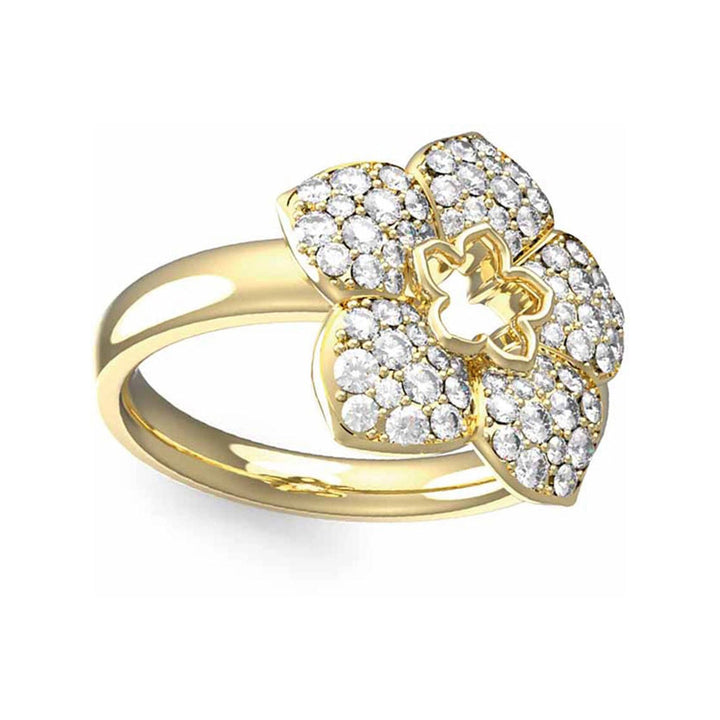 Guess Damen Ring JUBR04467JW - Gold / 58 - View 2
