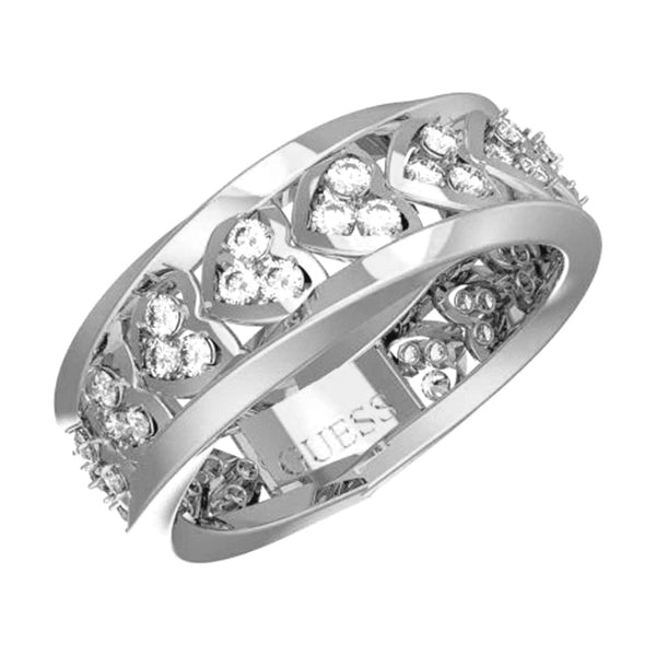 Guess Damen Ring JUBR04605JW - Silber / 58