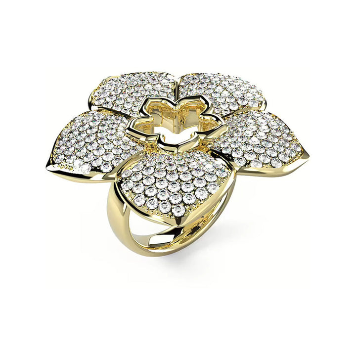 Guess Damen Ring Shining Winter Ring JUBR04465JW - Gold / 58