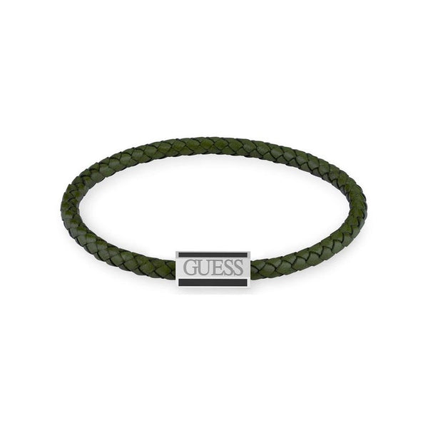 Guess Herren Armband JUMB02142JW - Silber/Grün / 24 CM / Silber/Grün / 22 CM