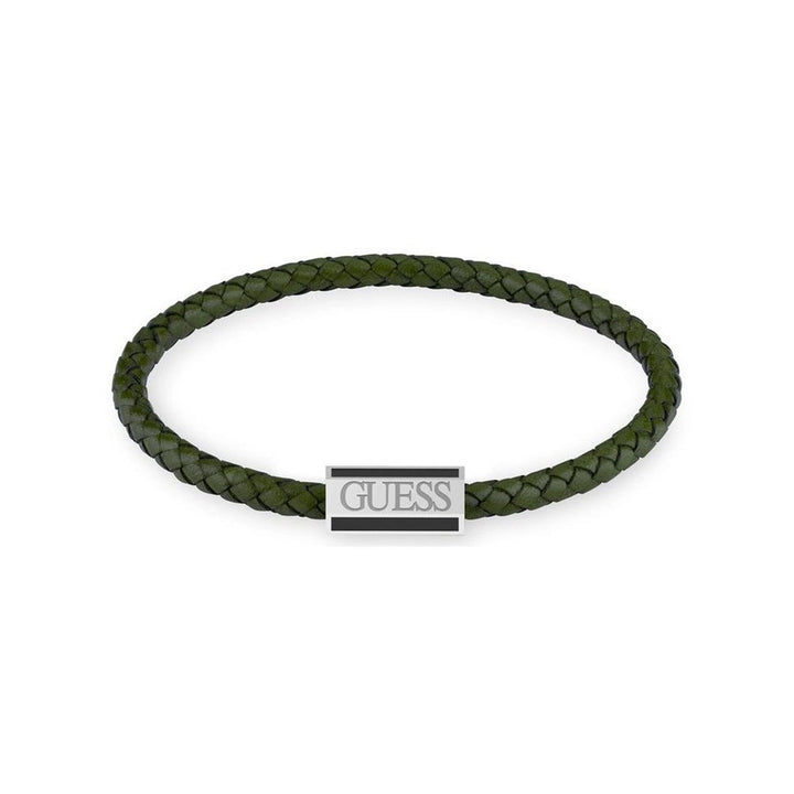 Guess Herren Armband JUMB02142JW - Silber/Grün / 24 CM / Silber/Grün / 22 CM