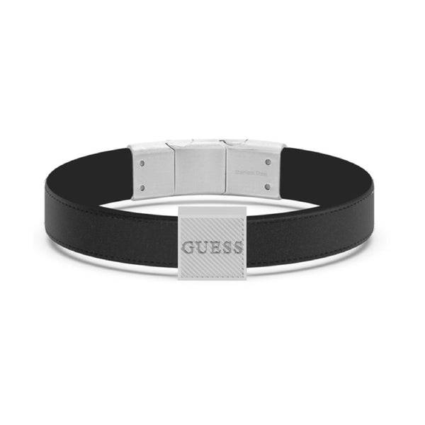 Guess Herren Armband JUMB03031JW - Silber/Schwarz