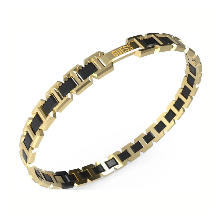 Guess Herren Armband JUMB04030JW - Gold/Schwarz - View 2