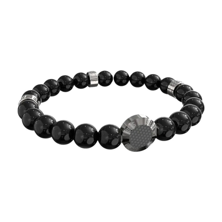 Guess Herren Armband JUMB04049JW - Silber/Schwarz