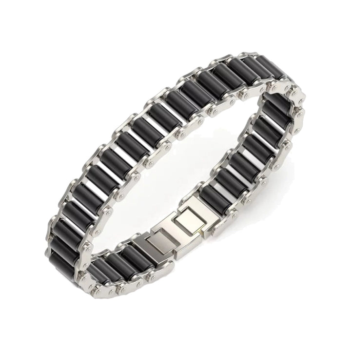 Guess Herren Armband JUMB04411JW - Silber/Schwarz - View 2