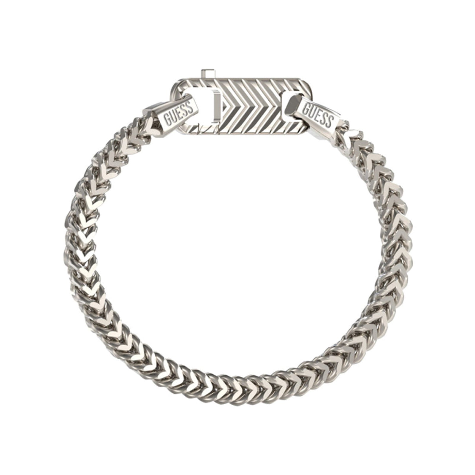 Guess Herren Armband JUMB04438JW - Silber / XS / Silber / S / Silber / L
