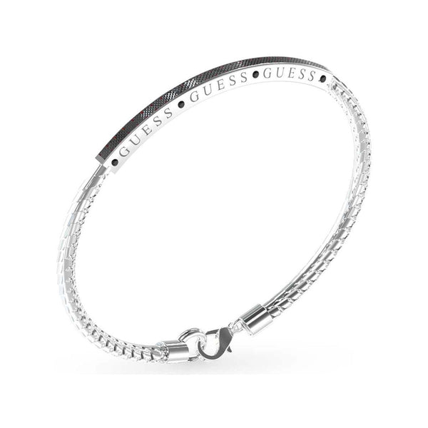 Guess Herren Armband JUXB03213JW - Silber/Grau / S / Silber/Grau / L