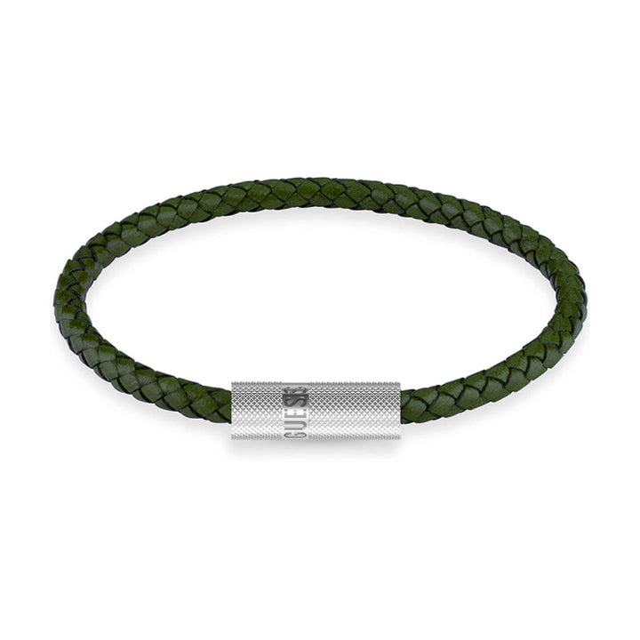 Guess Herren Armband JUXB03238JW - Silber/Grün / 23 CM / Silber/Grün / 21 CM - View 3