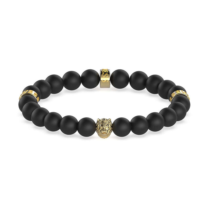 Guess Herren Armband Lion King JUMB01303JW - Gold/Schwarz - View 2