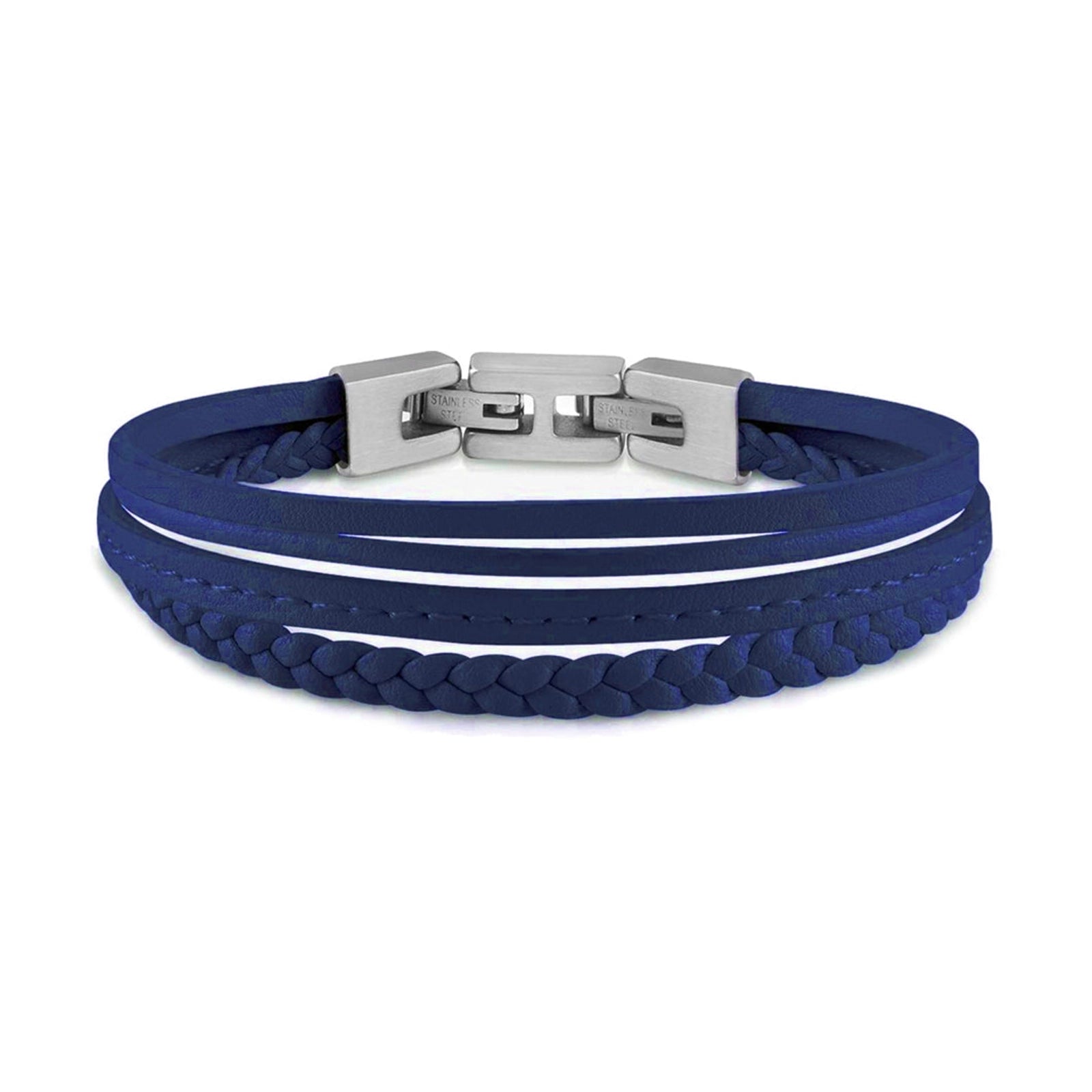 Guess Herren Armband Malibu JUMB01345JW - Silber/Blau - View 2
