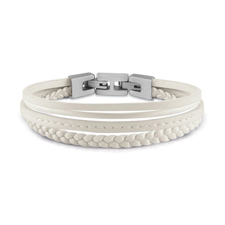 Guess Herren Armband Malibu JUMB01345JW - Silber/Weiß - View 3