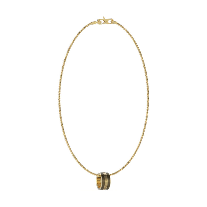 Guess Herren Halskette Legacy JUMN03208JW - Gold/Grau - View 2