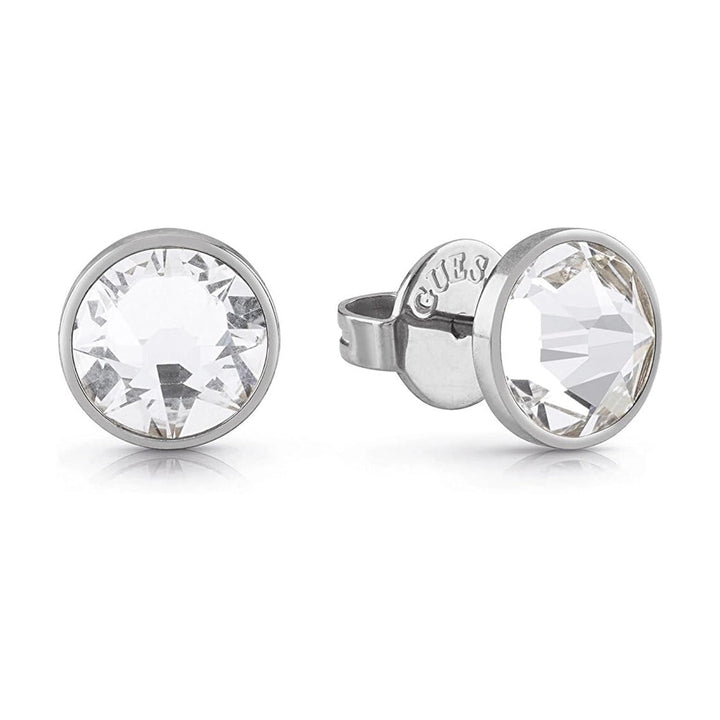 Guess Herren Ohrstecker JUME01343JW - Silber/Weiß - View 2