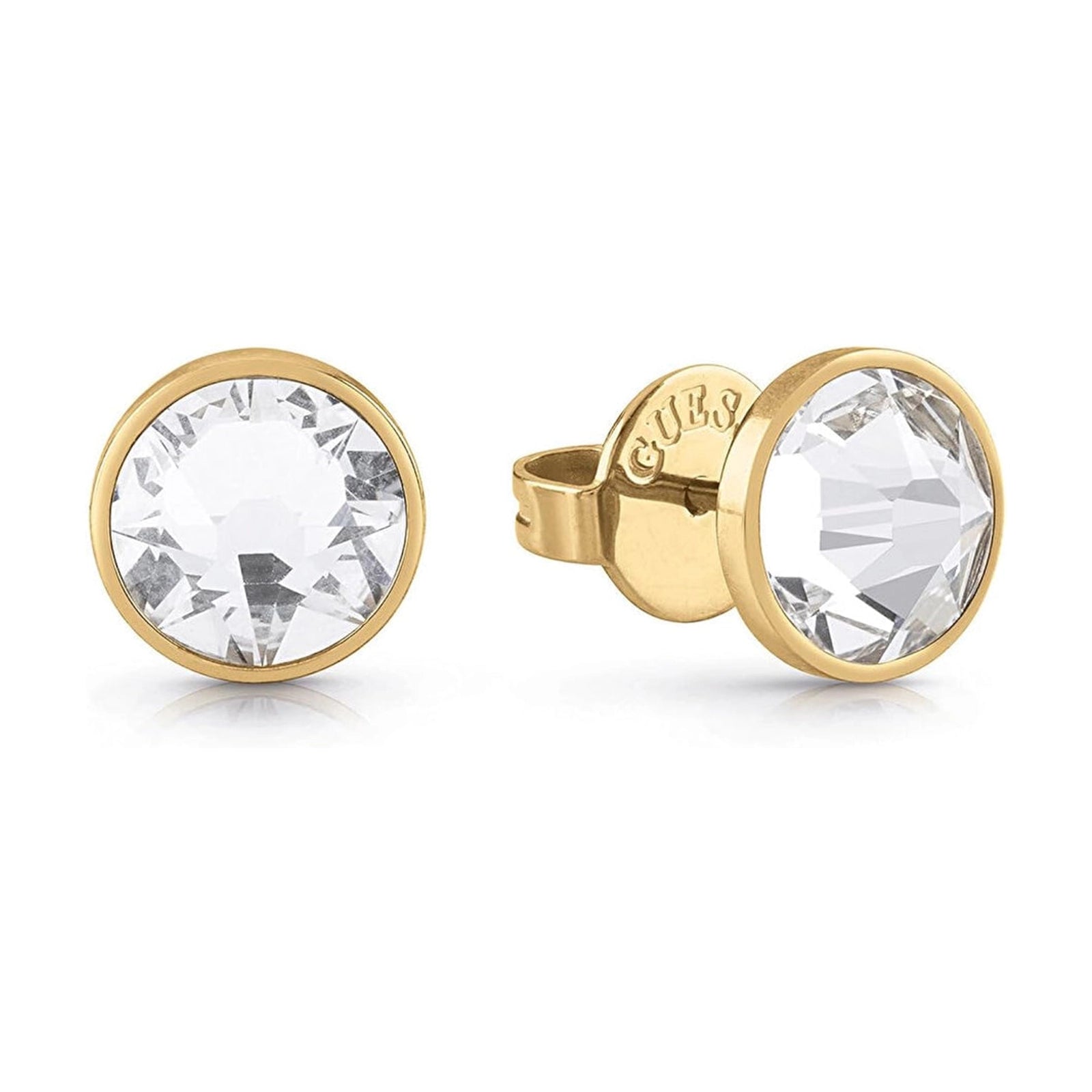 Guess Herren Ohrstecker JUME01343JW - Gold/Weiß - View 4