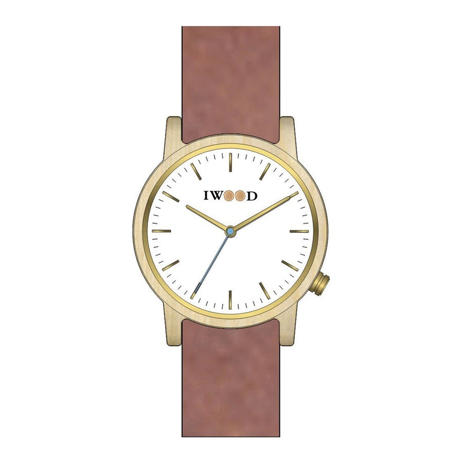 Iwood Echtholz Herrenuhr IW18444002