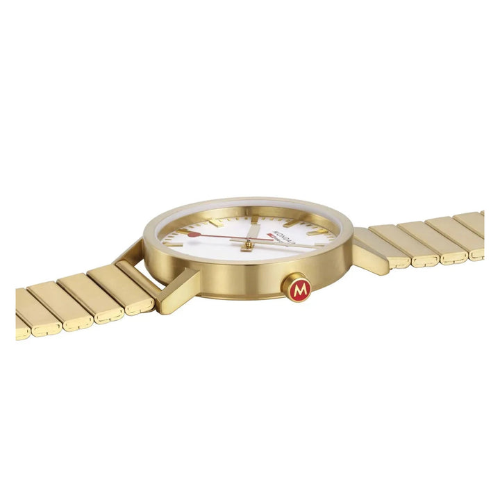 Mondaine Classic Swiss Railways A660.30360.16SBM Herrenuhr - Mondaine Classic Swiss Railways A660.30360.16SBM Herrenuhr - View 5