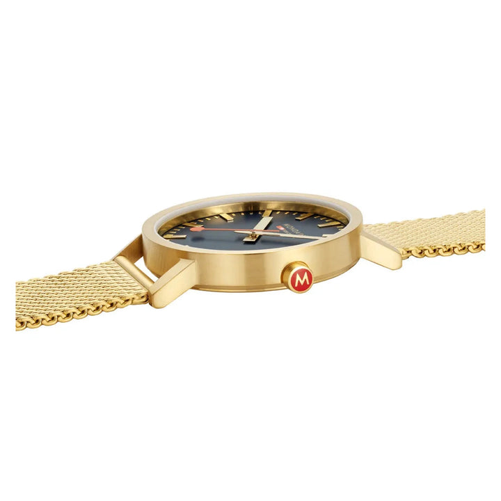 Mondaine Classic Swiss Railways A660.30360.40SBM Herrenuhr - Mondaine Classic Swiss Railways A660.30360.40SBM Herrenuhr - View 3