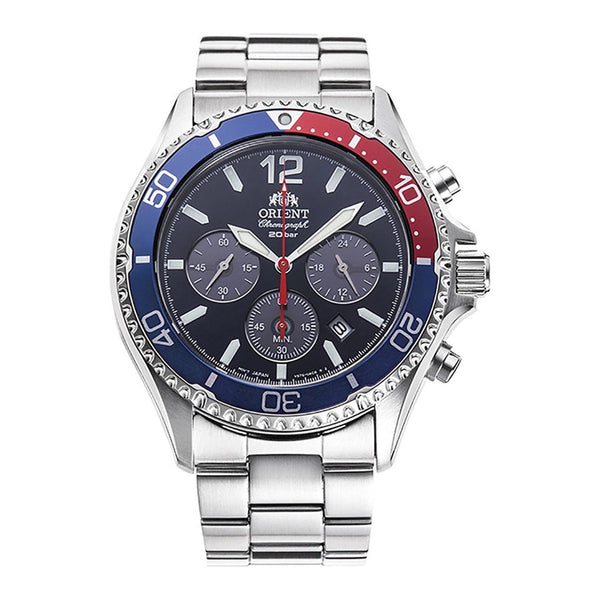 Orient Mako Solar Powered RA-TX0201L10B Herrenuhr Chronograph