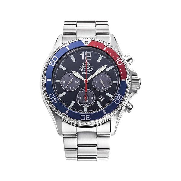 Orient Mako Solar Powered RA-TX0201L10B Herrenuhr Chronograph - Default Title