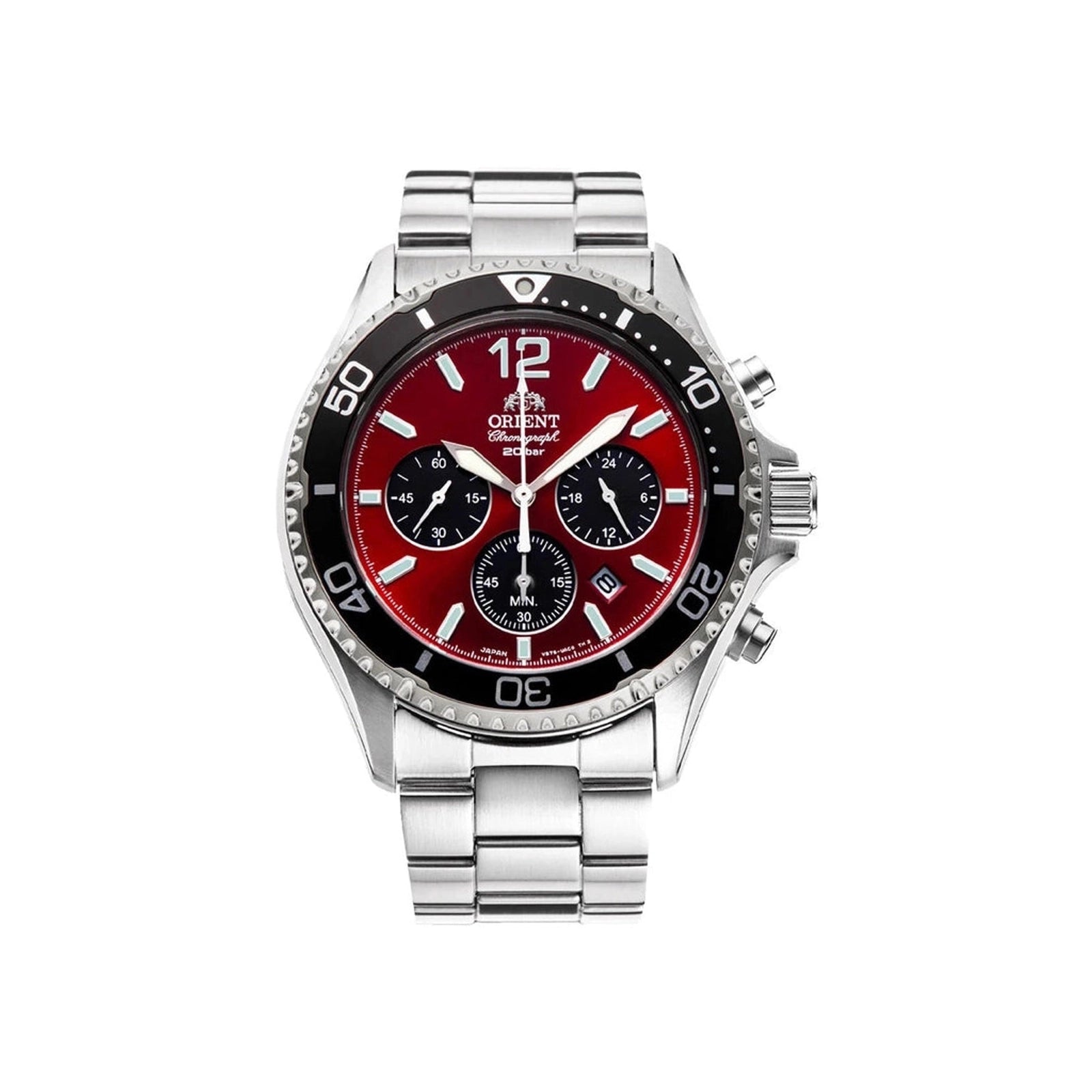 Orient Mako Solar Powered RA-TX0207R10B Herrenuhr Chronograph - Default Title