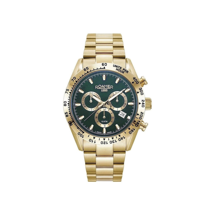 Roamer Monza 100 850837487520 Herrenuhr Chronograph - Default Title