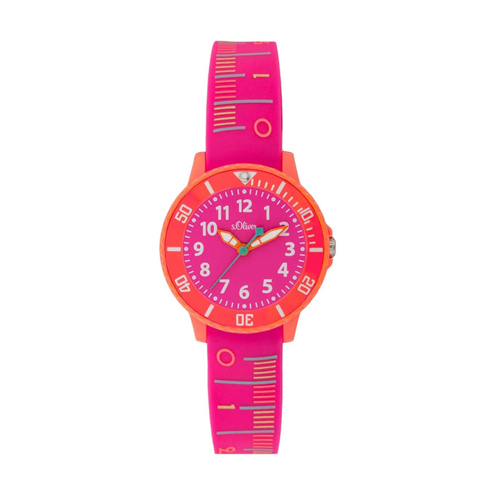 s.Oliver SO-3774-PQ Kinderuhr - s.Oliver SO-3774-PQ Kinderuhr
