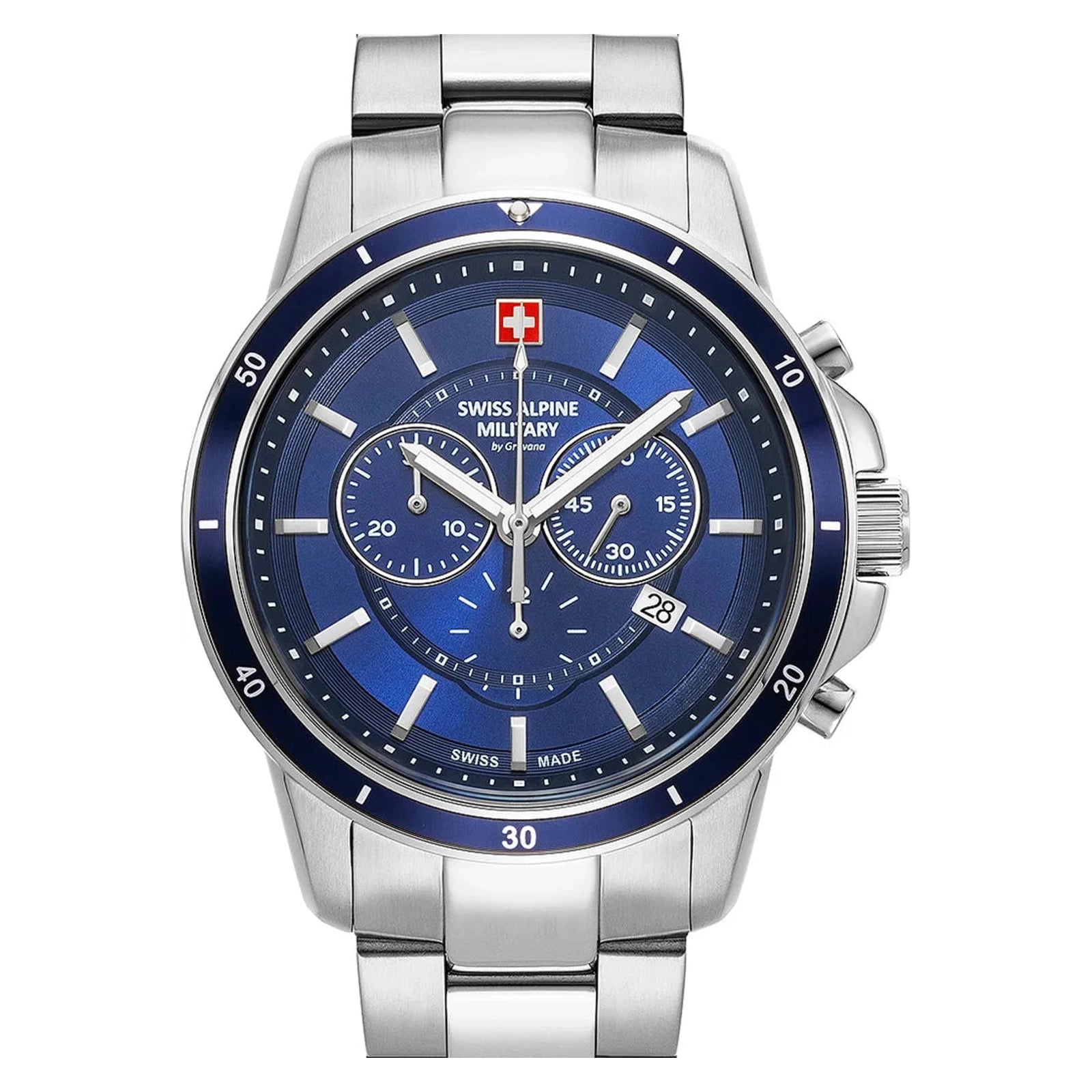 Swiss Alpine Military 7089.9135SAM Chronograph Herrenuhr - Swiss Alpine Military 7089.9135SAM Chronograph Herrenuhr - View 7