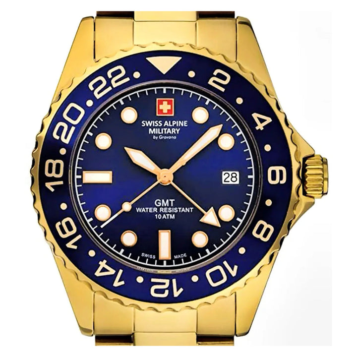 Swiss Alpine Military GMT 7052.1115SAM Herrenuhr - Swiss Alpine Military GMT 7052.1115SAM Herrenuhr - View 7