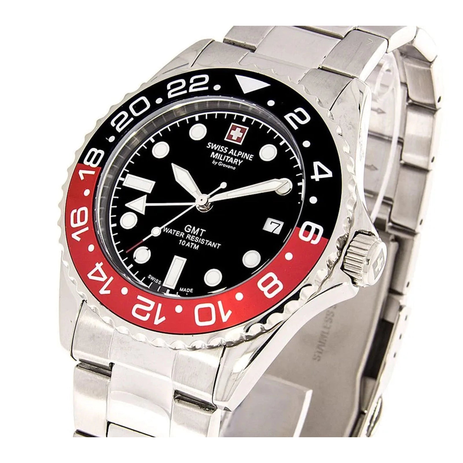 Swiss Alpine Military GMT 7052.1136SAM Herrenuhr - Swiss Alpine Military GMT 7052.1136SAM Herrenuhr - View 7